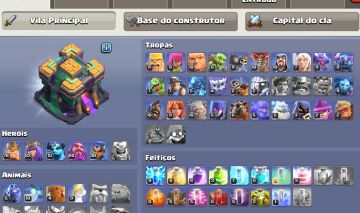 CONTA COC + CV14 FULL + BASE DO CONTRUTOR FULL + NIVEL 155 + SUPERCELL ID