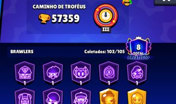 Conta OG Brawl Stars (2018) | 57k Troféus | Shelly Estelar + 431 Skins!