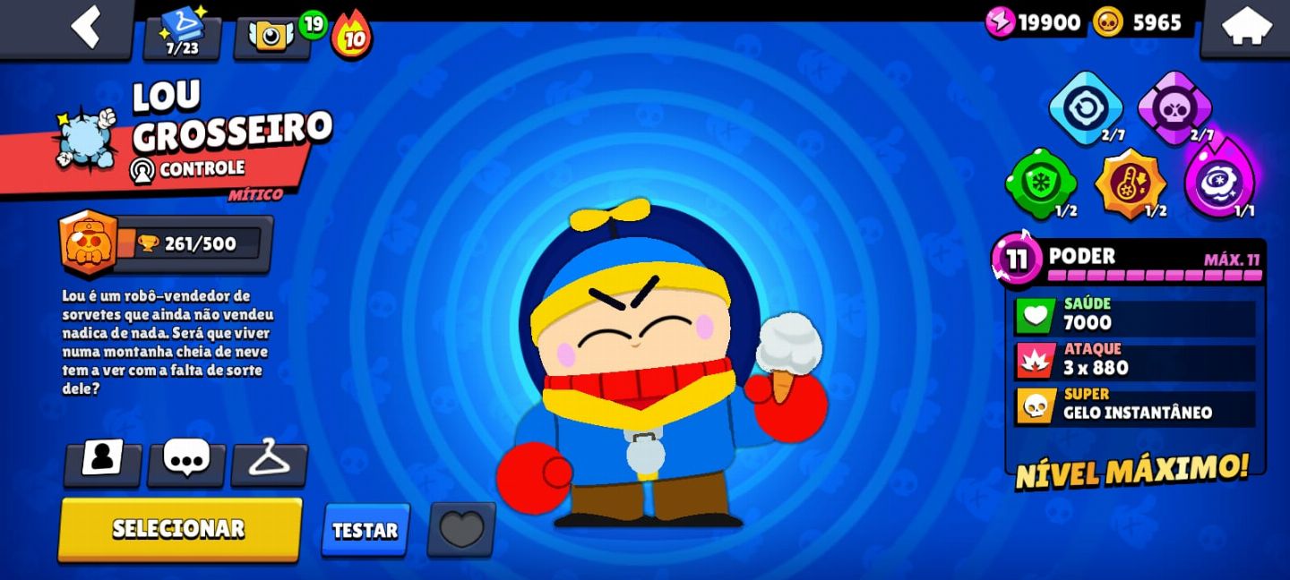 (valor negociável)Conta braw stars 25000 troféus e uma de Clash Royale
