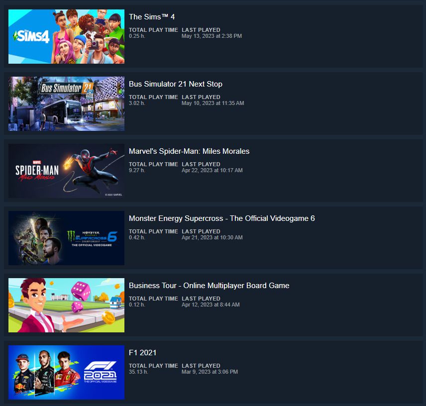 Conta Steam / Forza Horizon 5, ETS 2, F1 21, F1 22, FIFA 23 E + / FULL ACESSO!!