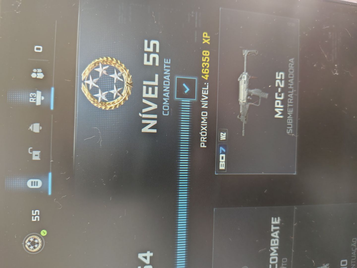 Conta Warzone NVL 55 + VOYAK levei máximo+ vmp NVL 20