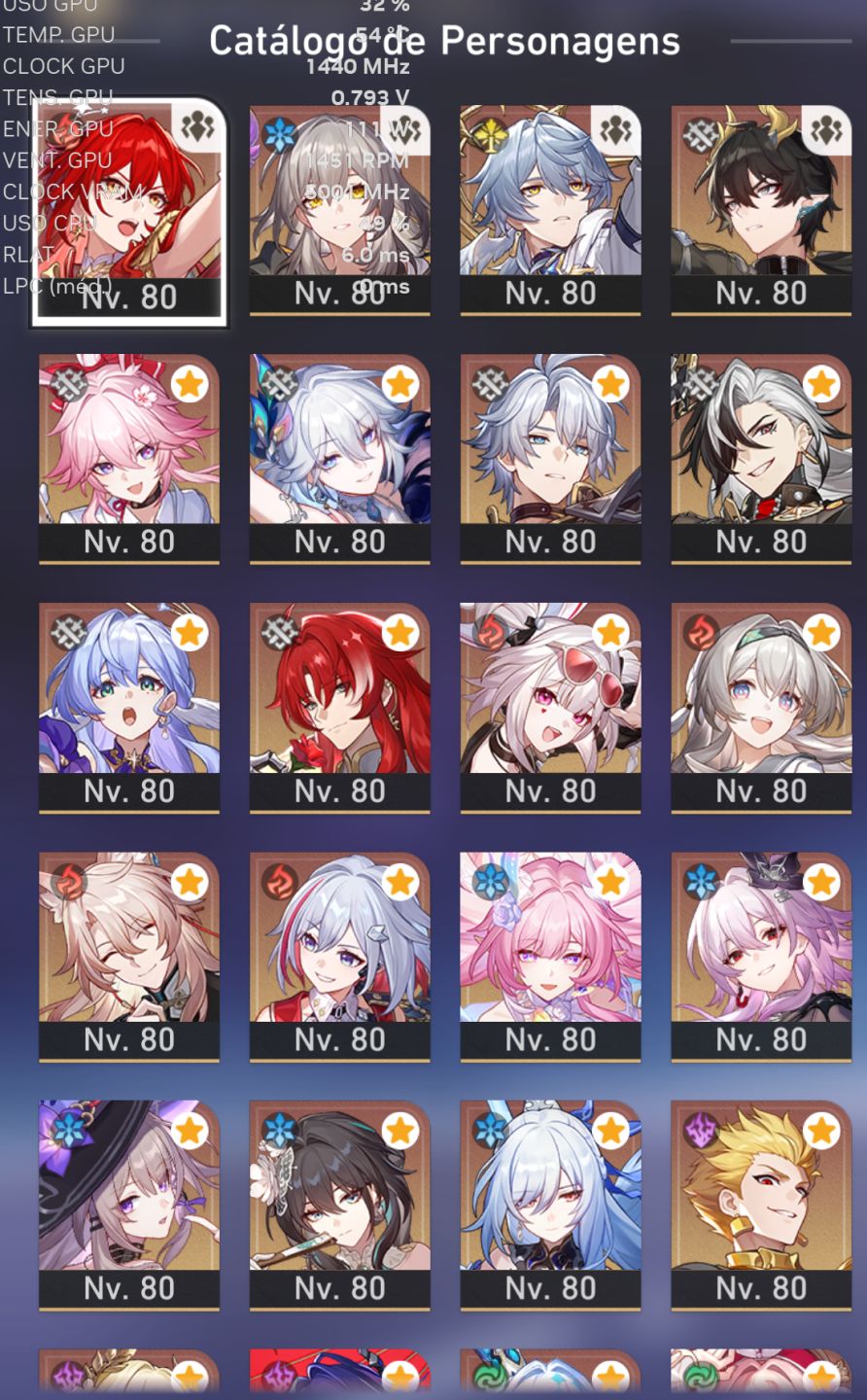 Acc Dolphin - Honkai Star Rail - 77 Limitados + Arco Cyrene + Skins + ABSURDO!