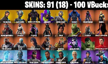 CONTA FORTNITE com SALVE MUNDO FUNDADOR| The Reaper | Elite Agent e 91 SKINS