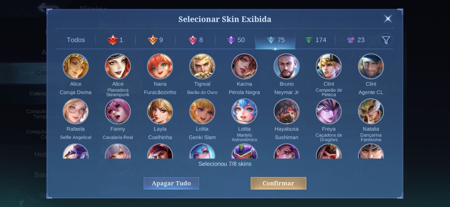 Conta mobile legend oportunidade