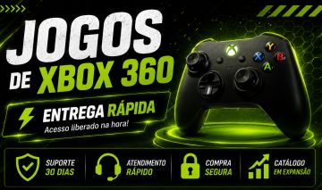 Xbox 360 | Jogos Digitais | Qualidade e Suporte Garantido