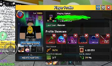 CONTA QUASE FULL DE BLOX FRUITS E 6 MILHÕES DE BOUNTY!!