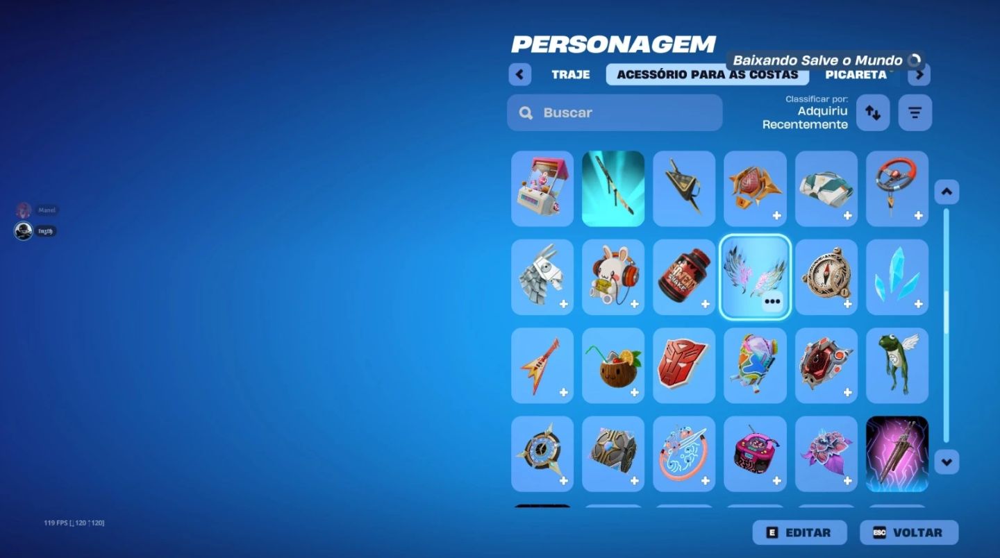 CONTA FORTNITE ANTIGA CAPÍTULO 1 / TEMPORADA 5
