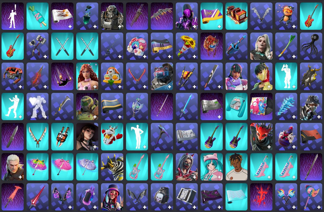 CONTA FORTNITE RARA / 232 SKINS / ÚNICO DONO / FULL ACESSO / SALVE O MUNDO OG