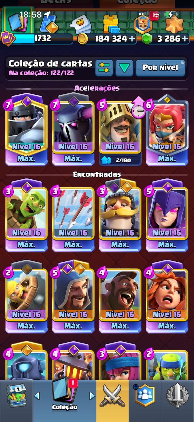 CONTA CLASH ROYALE 12k TROFÉUS