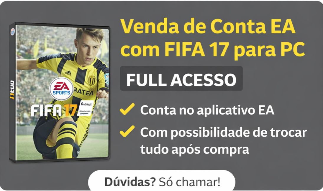 Conta fifa 17 full acesso
