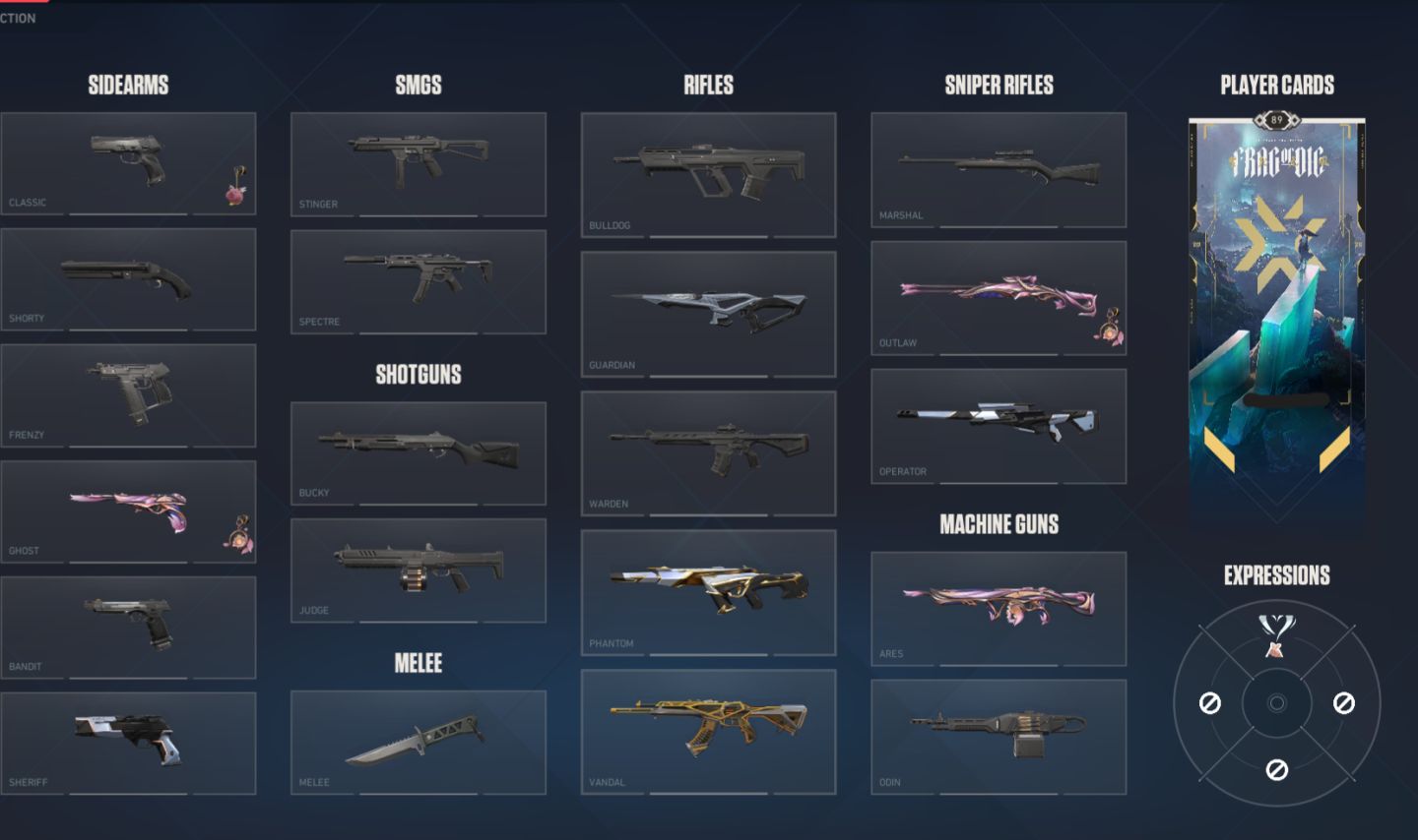 CONTA VALORANT COM 32 SKINS + 3 BUNDLES COMPLETOS, RGX KURONAMI DRAGÃO, 5 FACAS