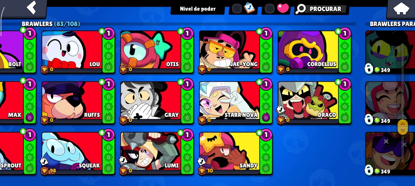 CONTA BRAWL STARS