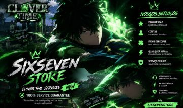 CLOVER TIME | MUITO RAPIDO | MELHOR LOJA DO MERCADO | SIXSEVENSTORE