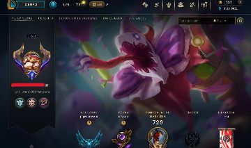 Conta 2013 - Plat 2 (1/5 MD5) 566 Skins / Todos Champs / 151k EA / 14k EL + TFT