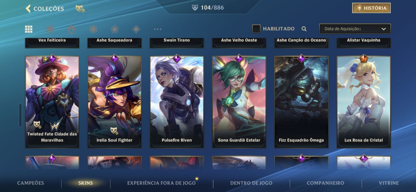 Conta Wild Rift level 177