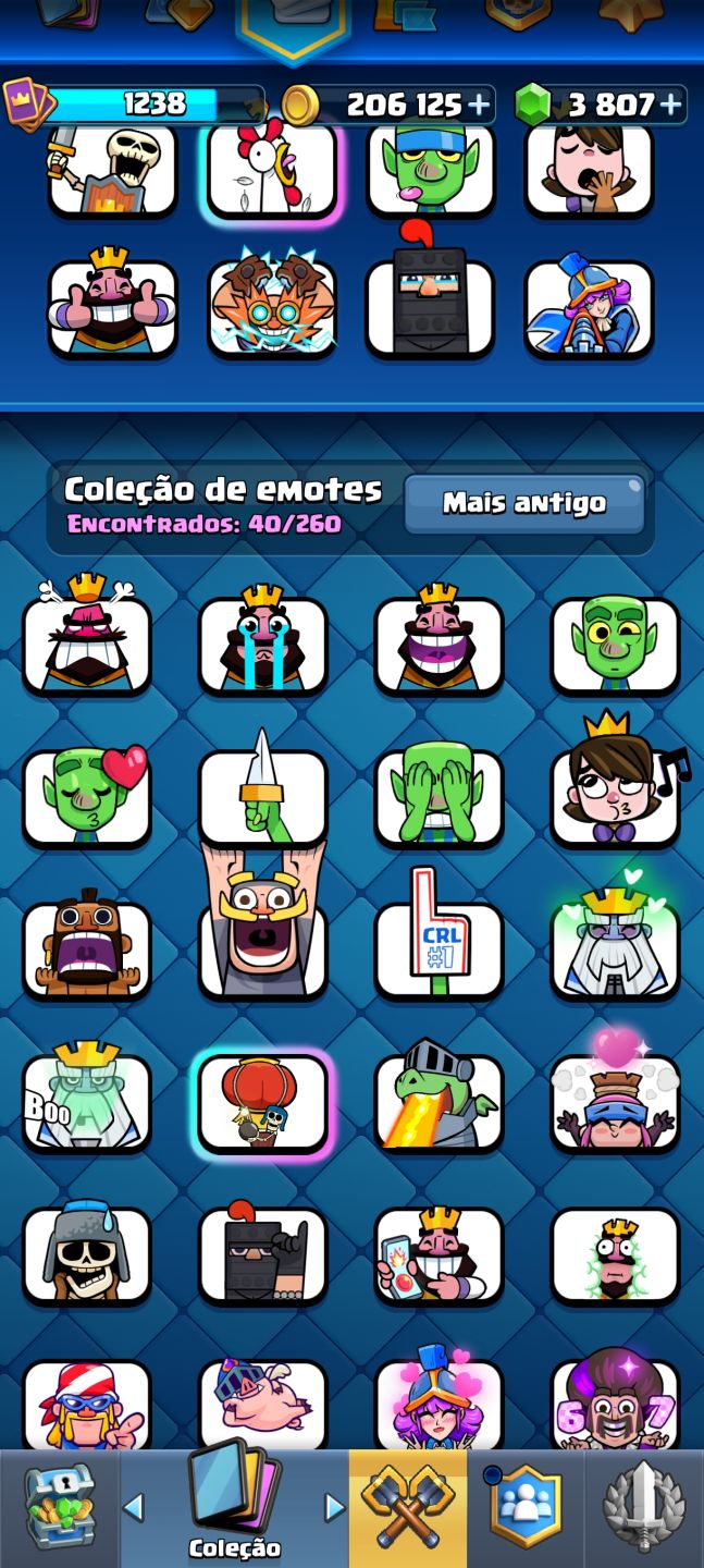 CONTA TOP CLASH ROYALE!