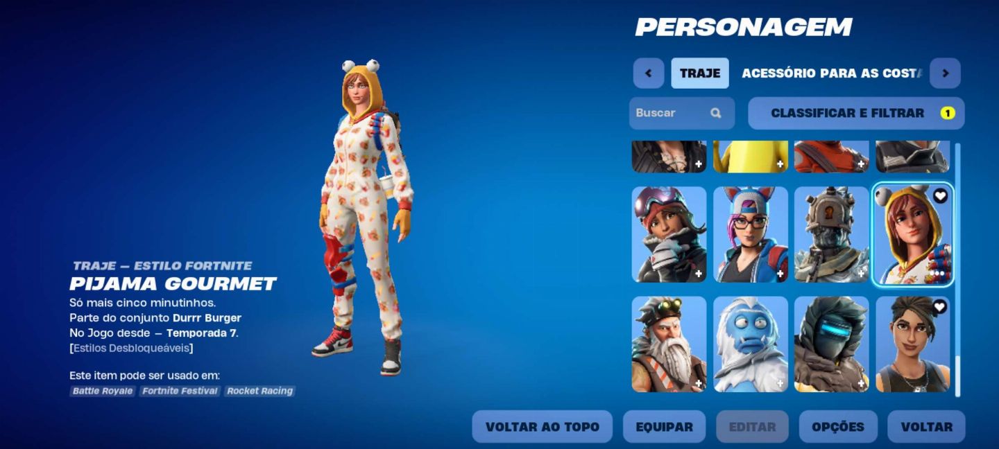 Conta Fortnite + Rocket League + Epic Games com muitas skins e jogos.