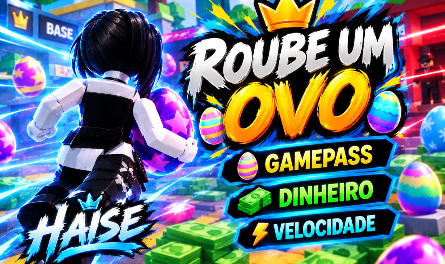 [MENOR PREÇO+BRINDE] OVOS | DINHEIRO | VELOCIDADE | PASS | ROUBE UM OVO (ROBLOX)