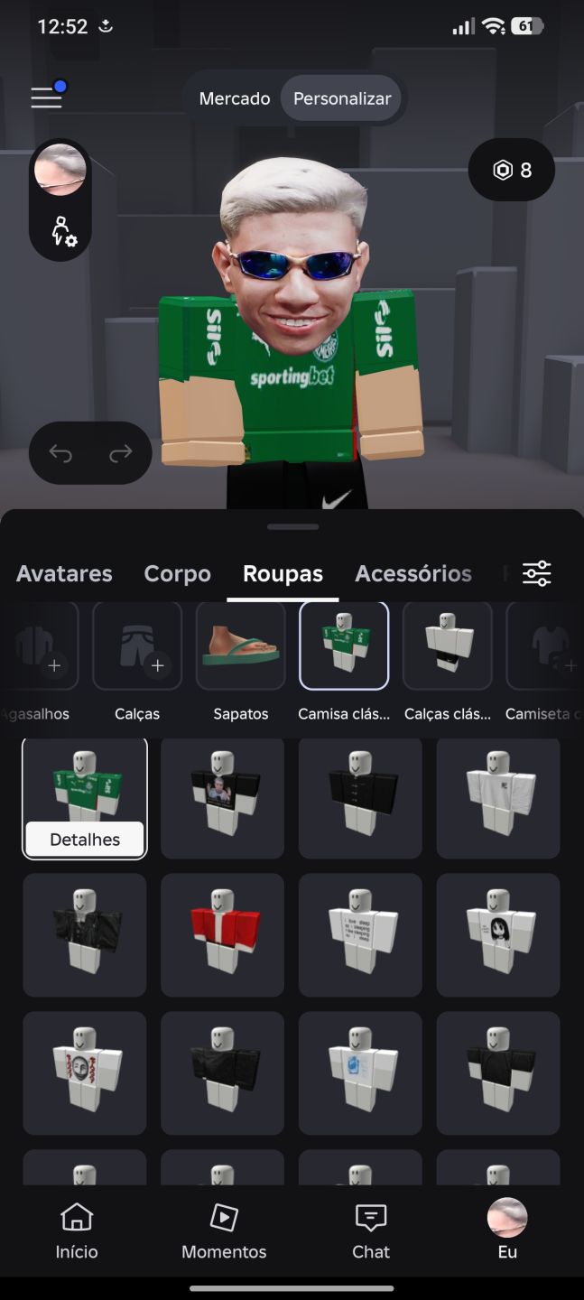 CONTA ROBLOX COM 4.000 ROBUX GASTOS + MUITAS ROUPAS