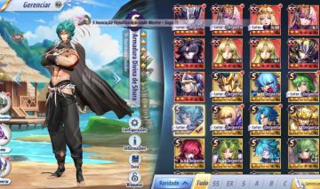 Saint Seiya Awakening sv 143 lv 41 PVE inteiro feito Shura Divino, Thanatos e +