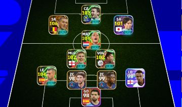 Conta com hazard big time 109, sneijder 106 e jordi alba 105