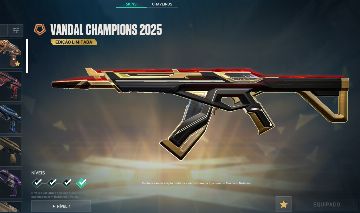 [CHAMPIONS 25] CONTA DE VALORANT COM SKINS, VANDAL, GOLD, ÓTIMA PARA SMURF