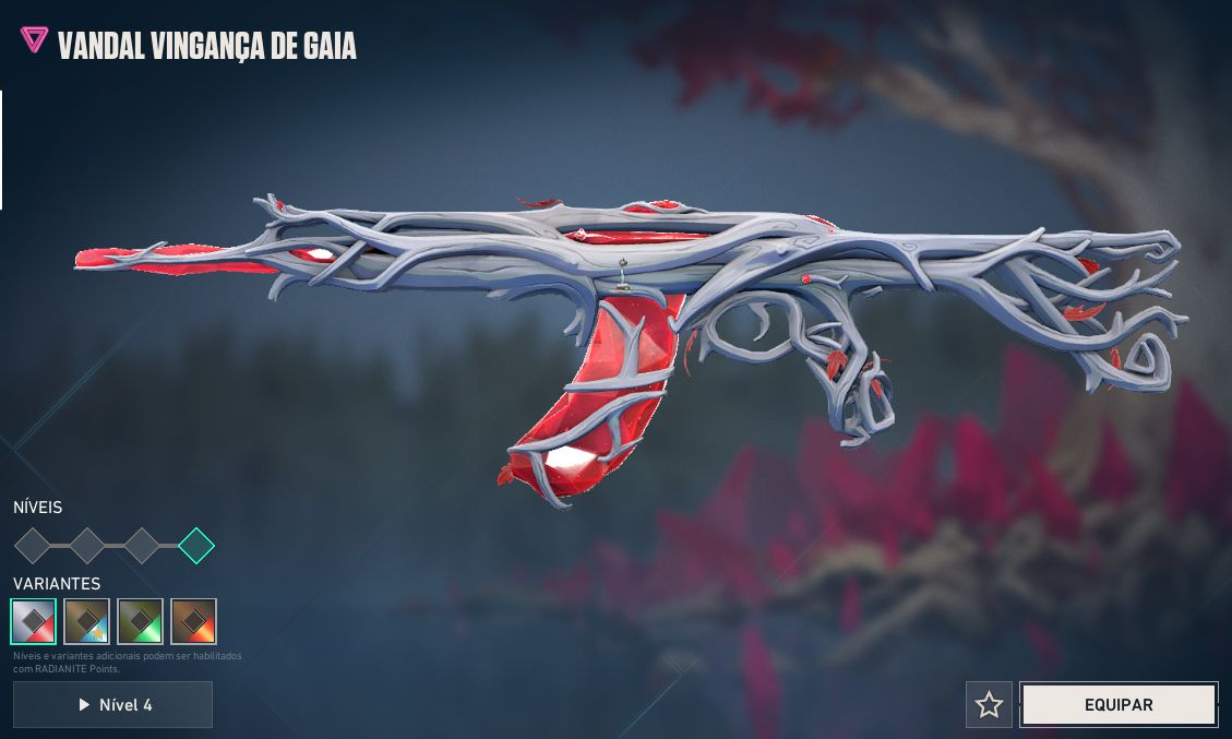 Conta do valorant com skins que não aparecem na loja normalmente