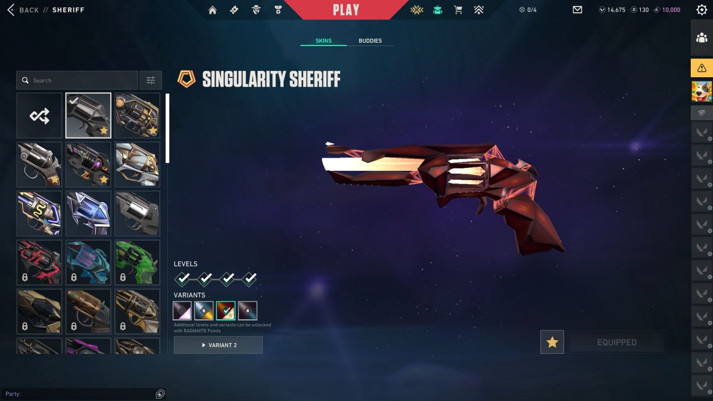 Conta de valorante cheia de skin e com vp