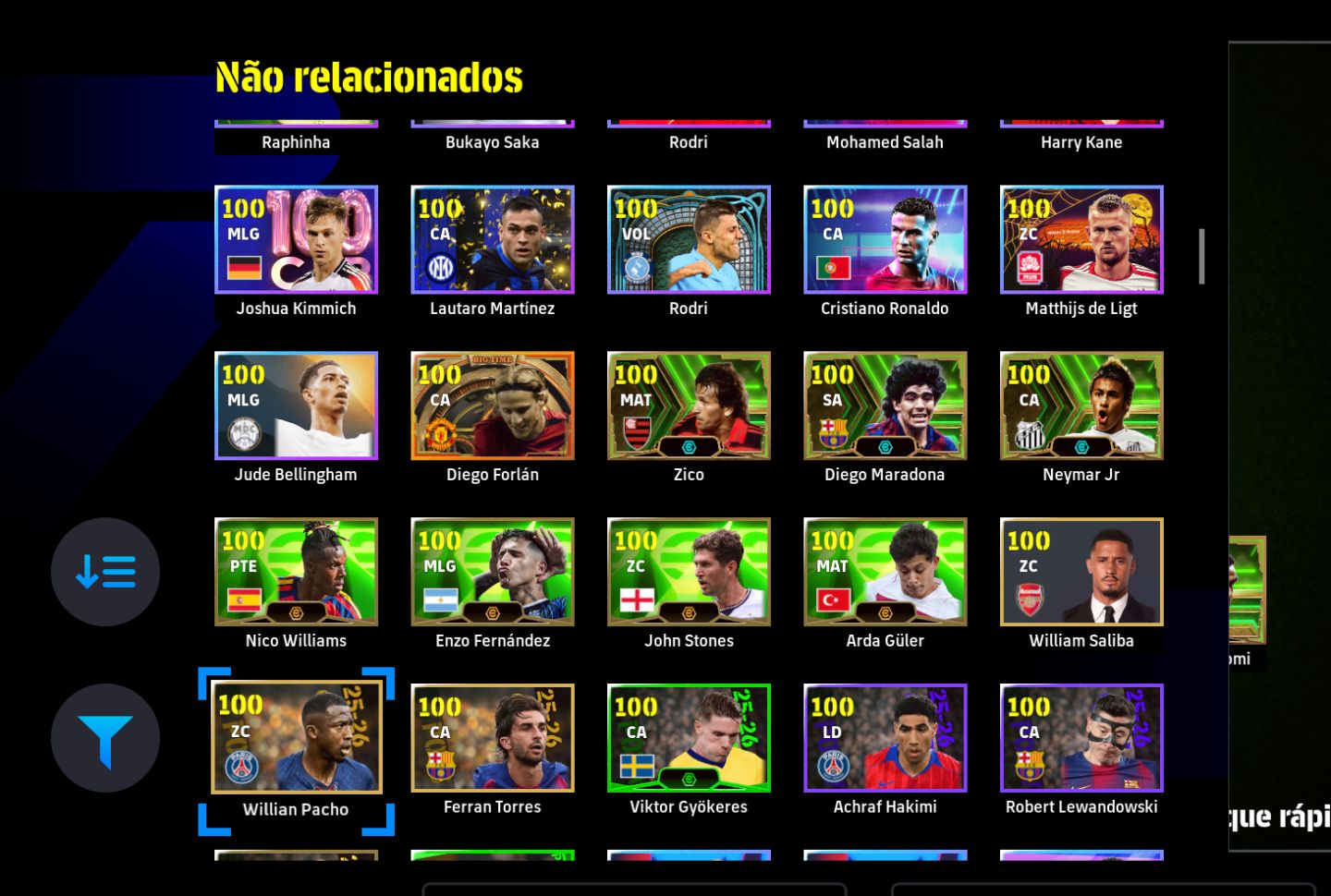 EFootball PES 2026 CONTA STEAM FORÇA 3200 | MESSI 109 + CRUYFF 106 + NEYMAR