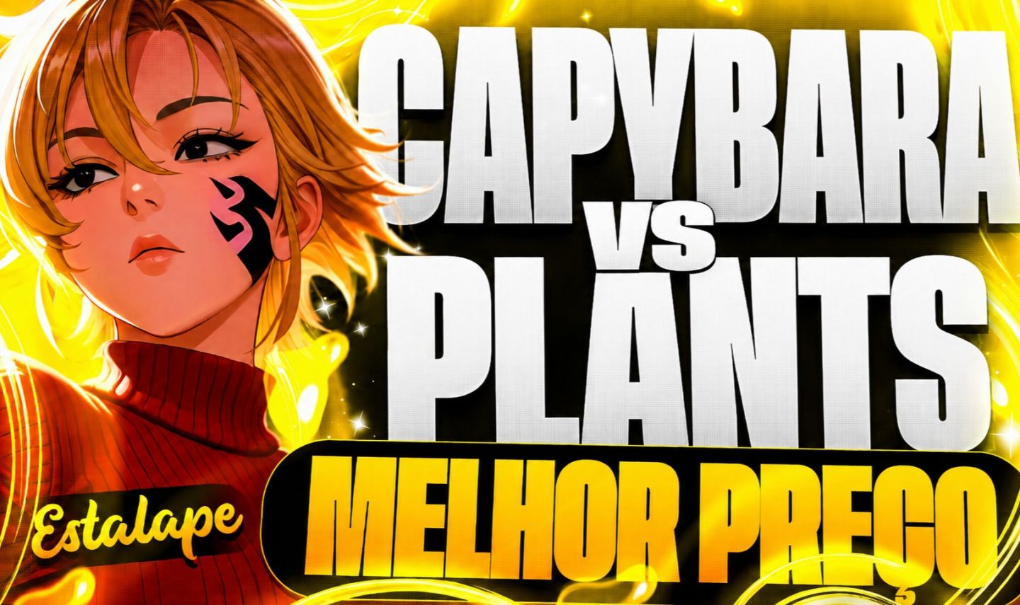 CAPYBARA VS PLANTS/CAPIVARAS VS PLANTAS - CAPIVARAS/PLANTAS COM O MELHOR PREÇO!!