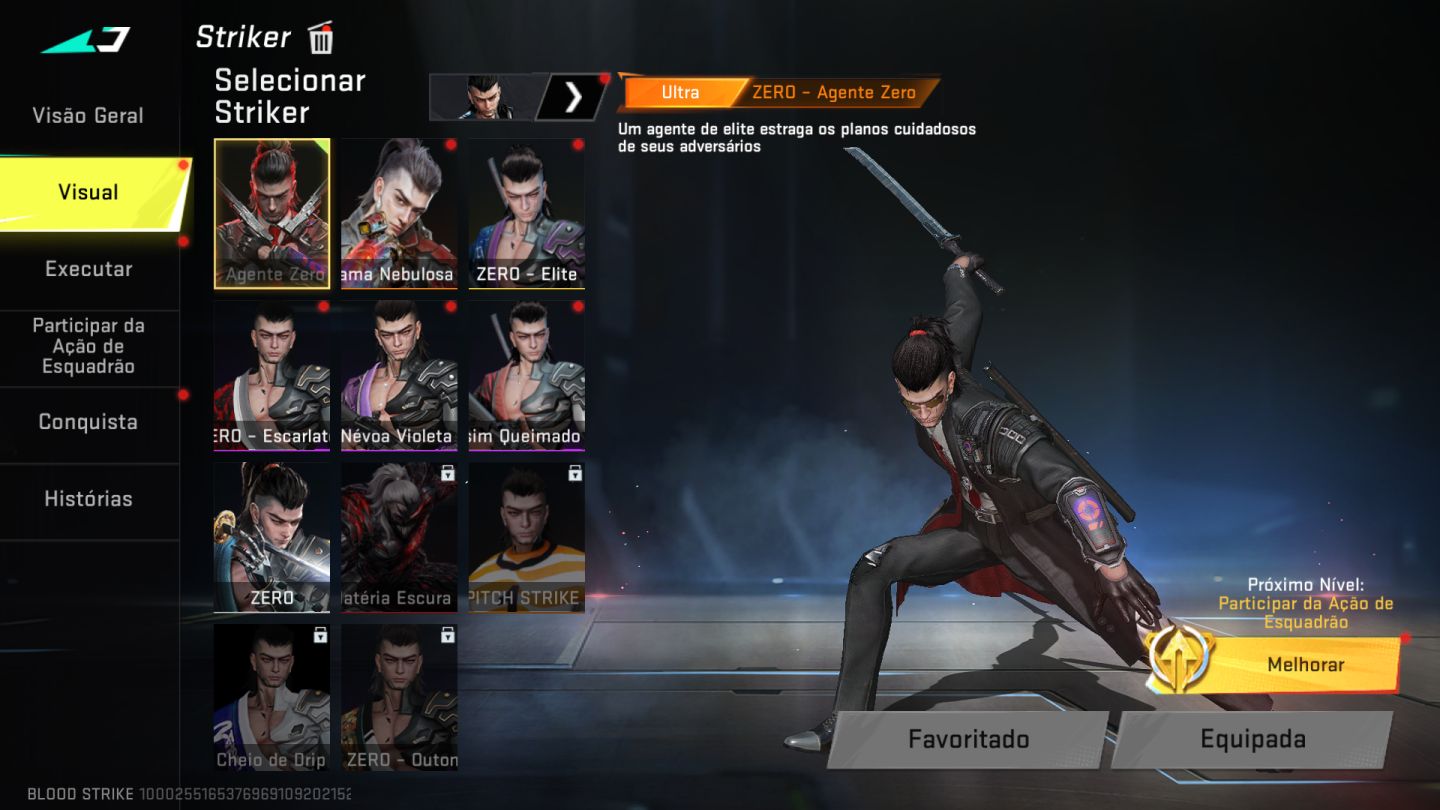 Conta blood strike 2 eterna e 1 deluxe, Preço pra sair logo!