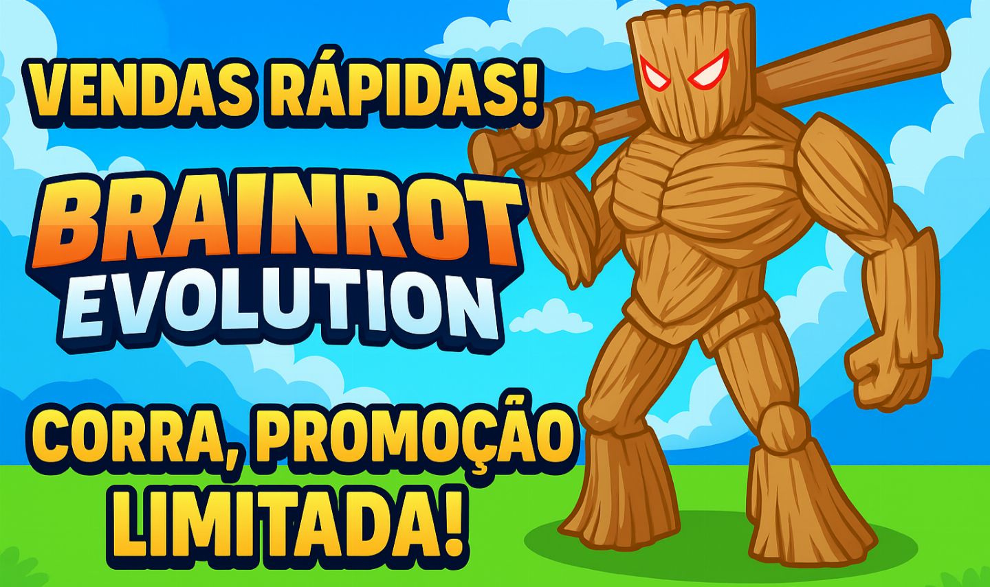 [18% DESCONTO] GAMEPASS - EVOLUÇÃO BRAINROT [ENTREGA RÁPIDA!]BRAINROT EVOLUTION
