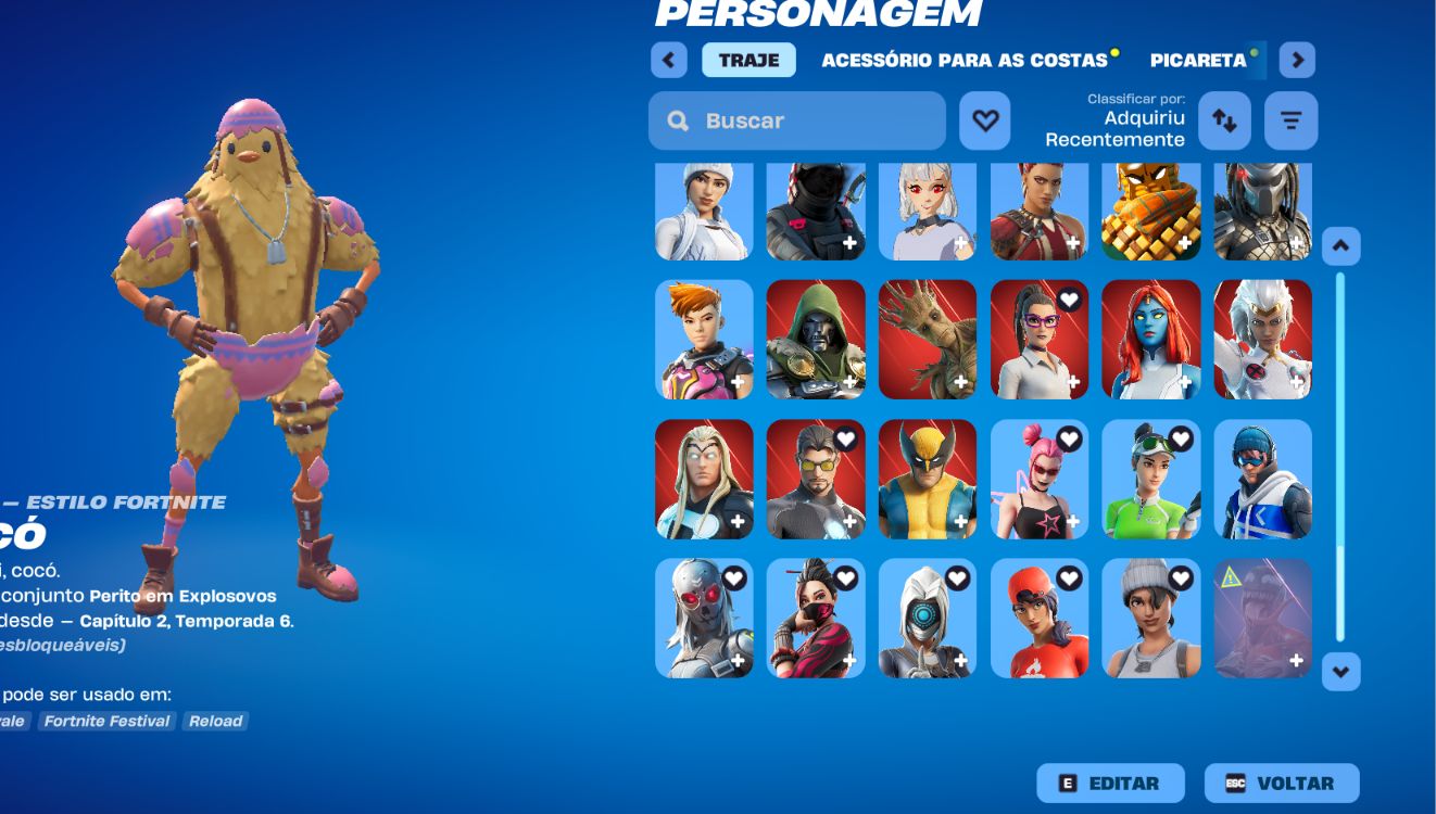 CONTA FORTNITE COM VARIAS SKINS E PASSES ANTIGOS !!!!