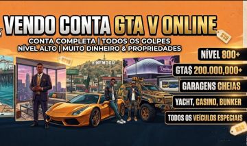 CONTA GTA V ONLINE ROCKSTAR