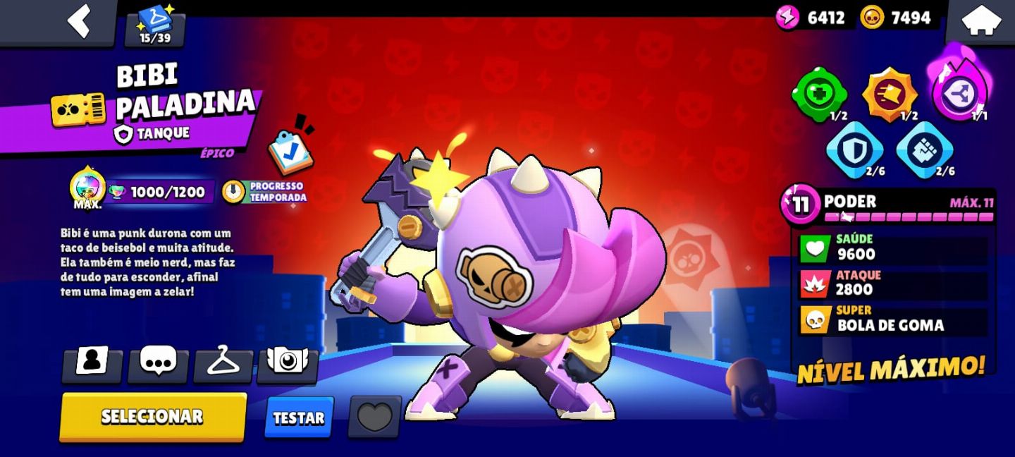 Conta de Brawl Stars com full acesso