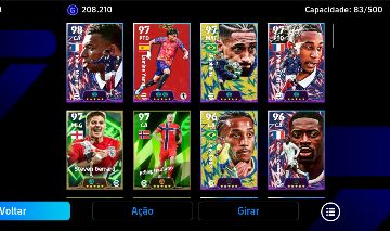 Conta efootball para iniciar voando PACK da França e do Brasil completo +técnico