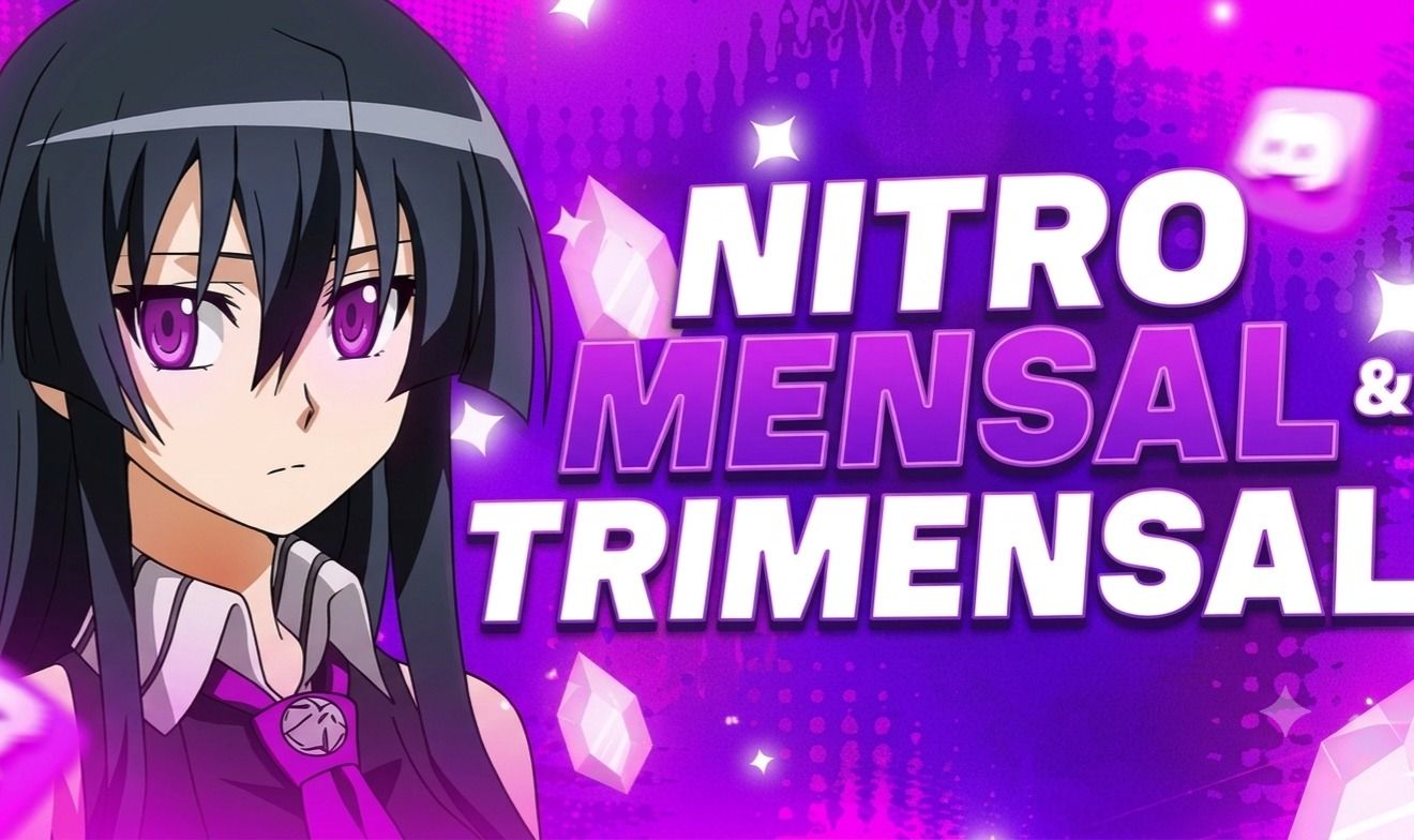 DISCORD NITRO (MENSAL & TRIMENSAL) | MELHOR PREÇO DO SITE