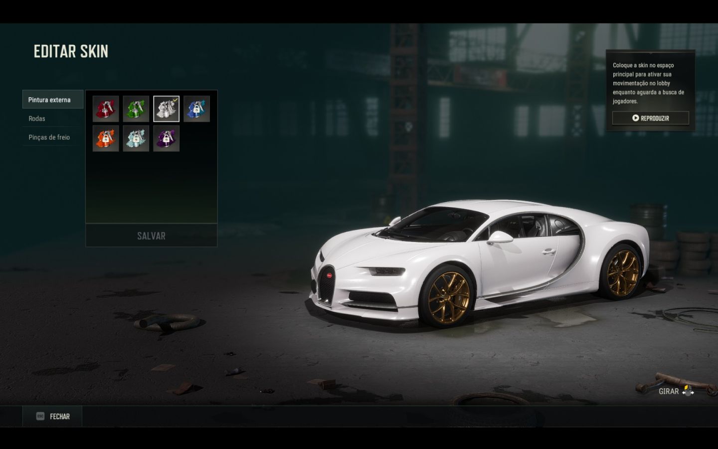 Conta Pubg 8 Progressiva e 1 bugatti