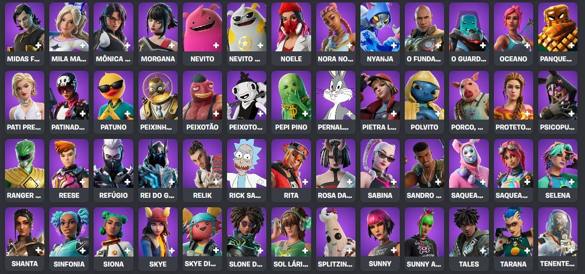 Conta Fortnite +240 Skins| Midas OG + Point Patroller, Marvel C2S4 + 200 Emotes