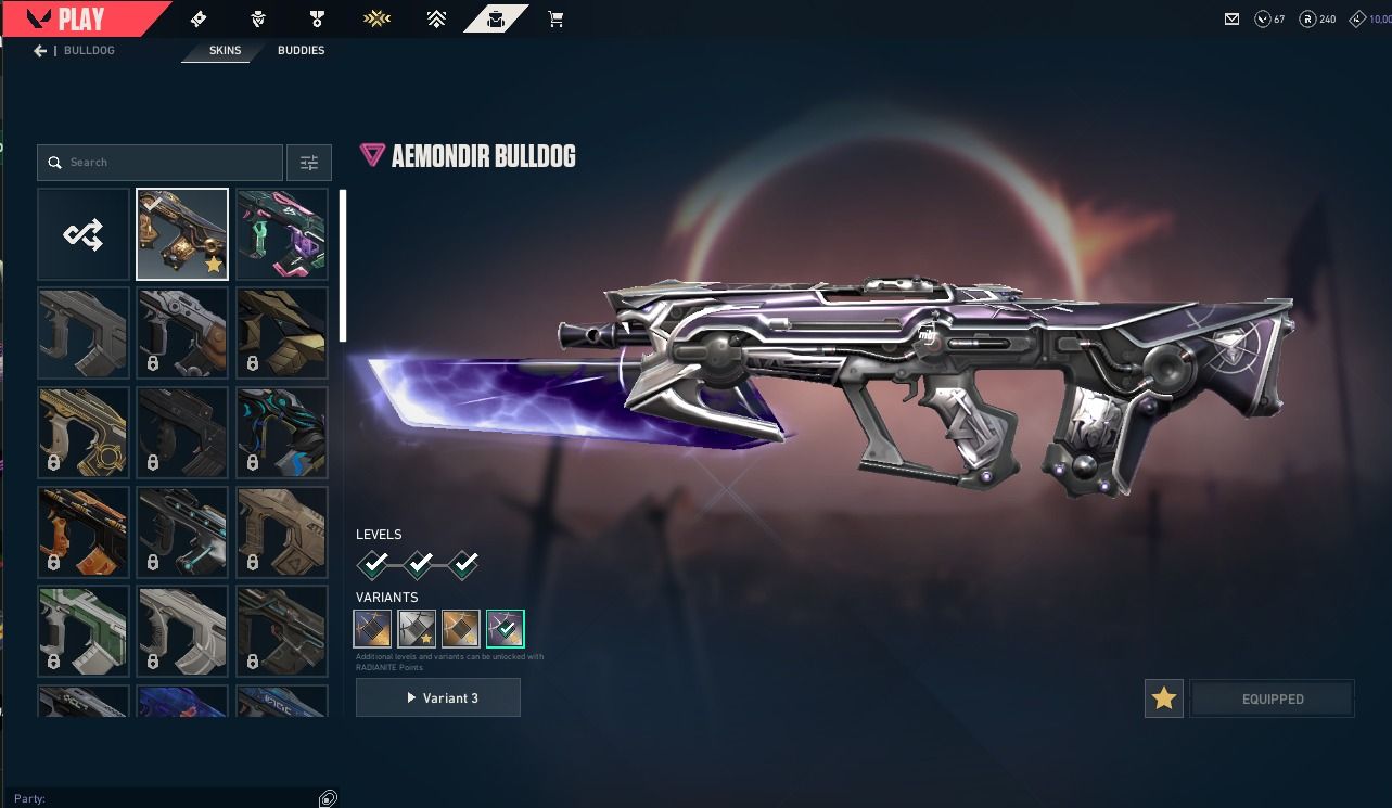 Conta valorant com skins (elo plat 1)