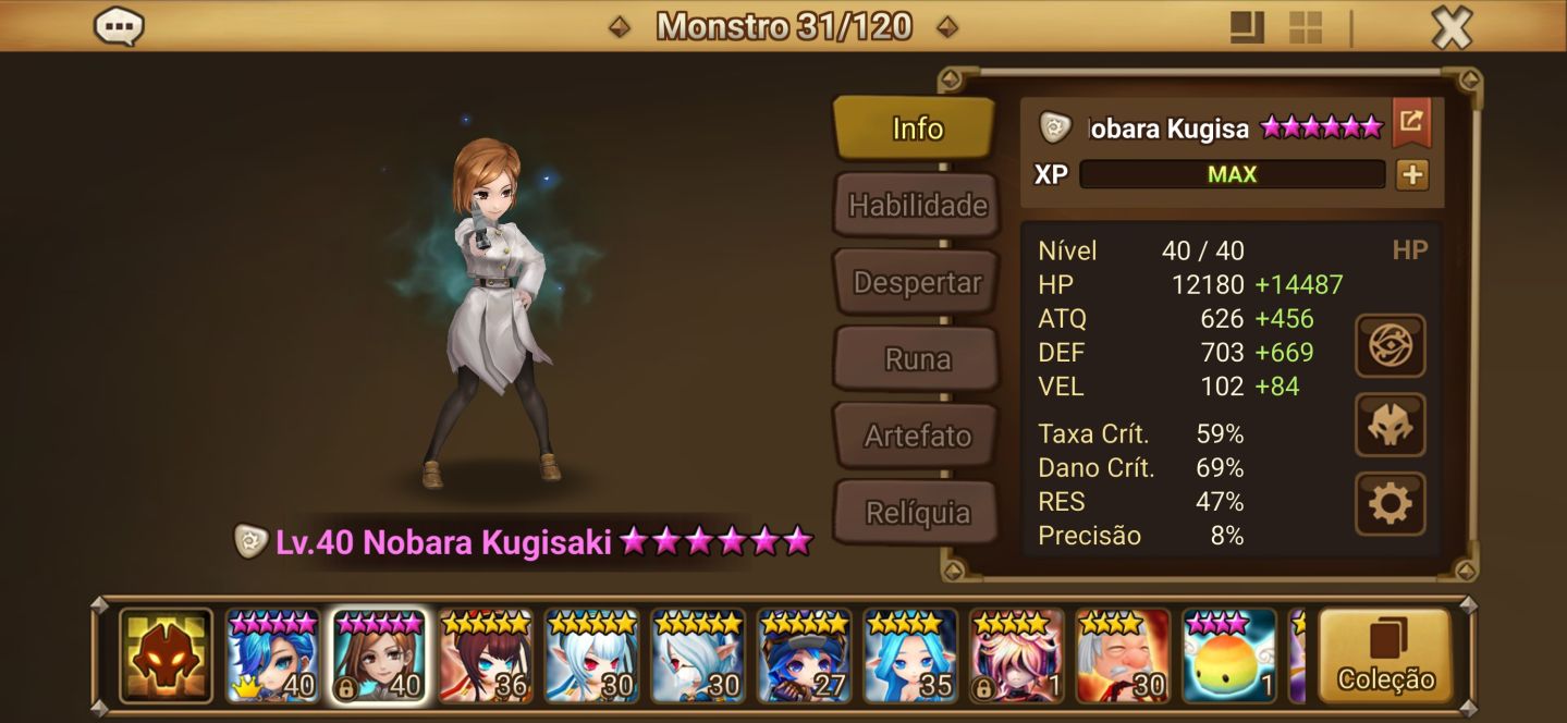 Promoção Summoners War NOBARA com Skin !