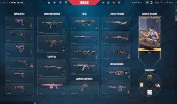 CONTA VALORANT 2.5K GASTOS COM 157 SKINS NO TOTAL (negocio preço)