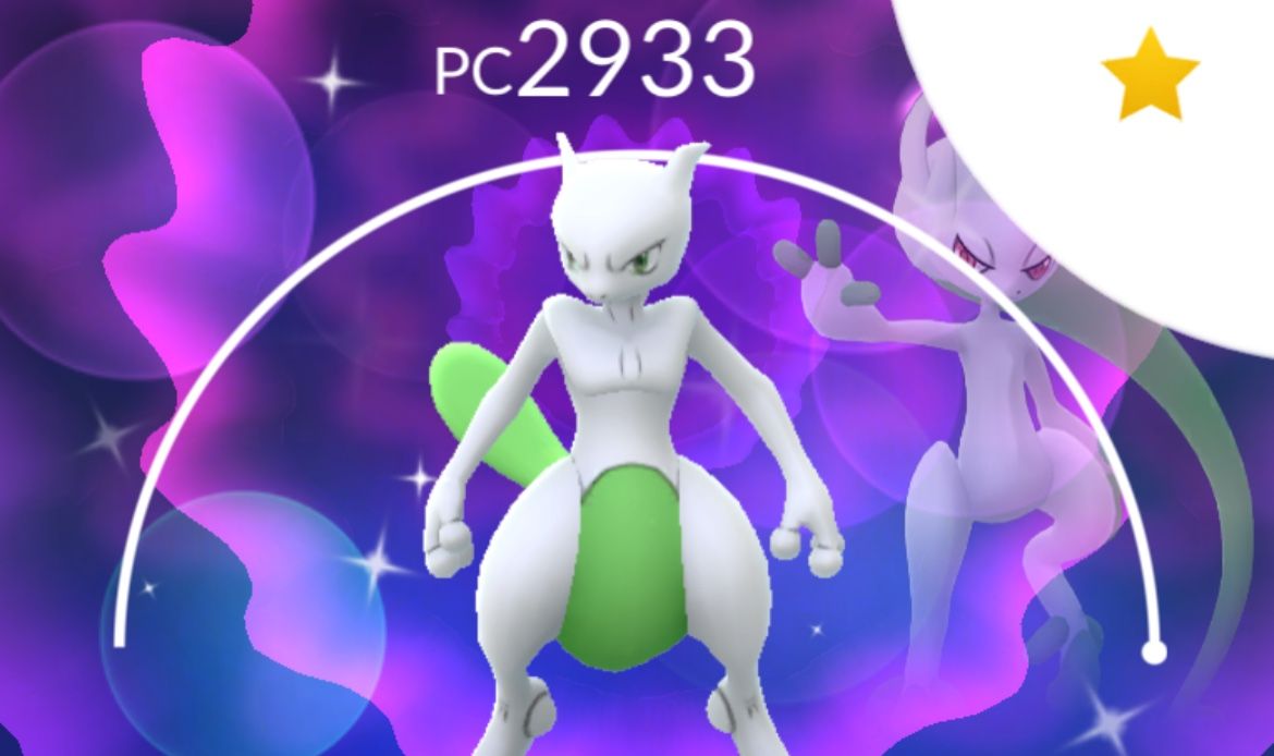 Conta pokemon go com mewtwo shiny