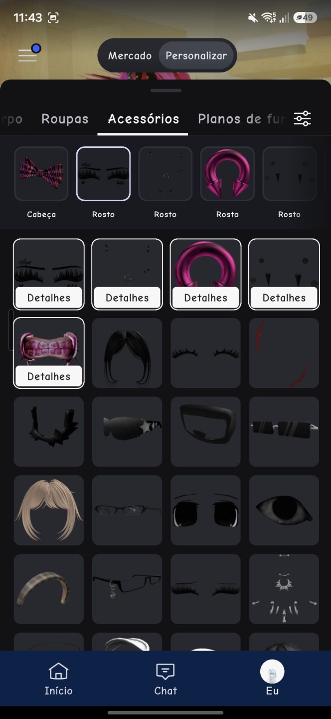 CONTA COM 65K+ ROBUX GASTOS + ITENS + ITENS EM JOGOS. POR 40% DE DESCONTO.