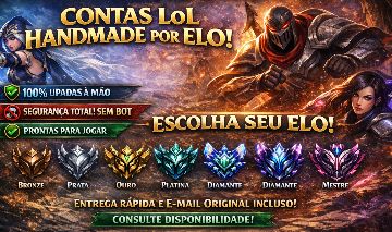 CONTAS LOL HANDLEVEL COM ELO | 100% SEGURO | MUITAS SKINS DISPONÍVEIS! [BR]