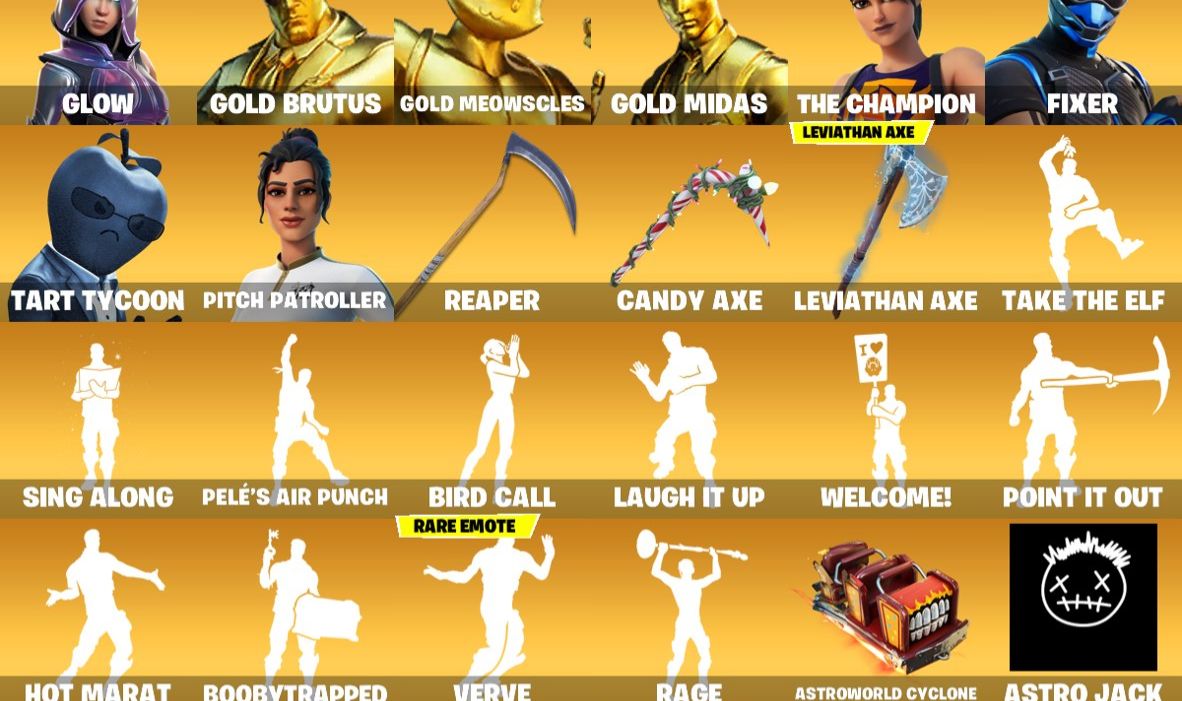 CONTA 180 SKINS MACHADO DO KRATOS + HOT MARAT + GLOW + FNCS