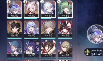 Conta Star rail+Genshin// MonoEuforia LobaLv999+YAOGUANG+SPARXIE+HUO.