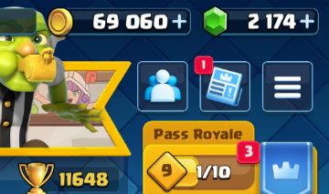 CONTA DE BRAWL STARS E CLASH ROYALE SUPER RARA