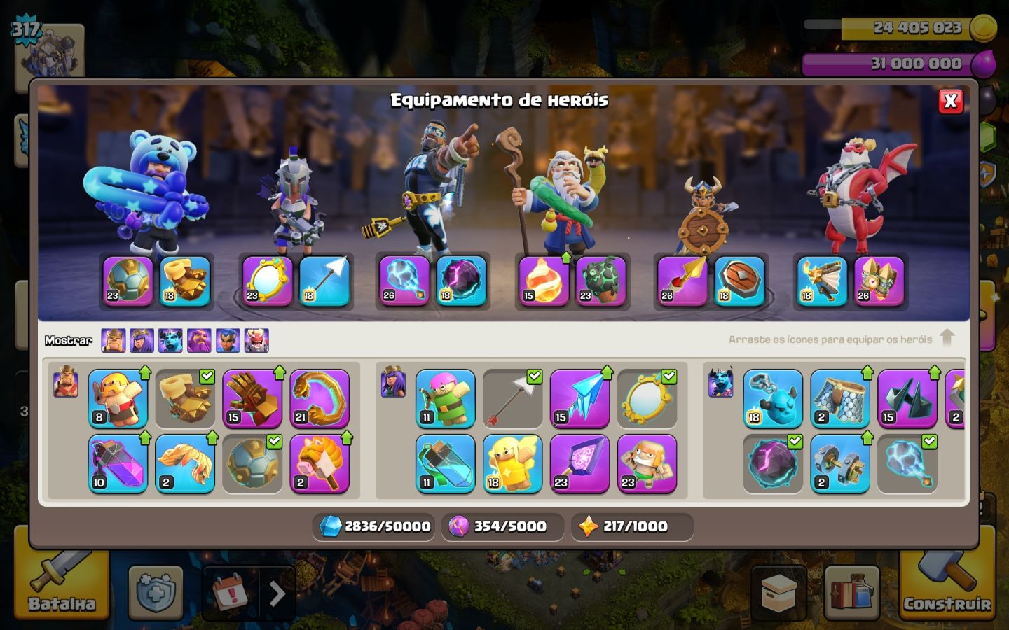 Cv18 Semi Full com vários equipamentos épicos!!!