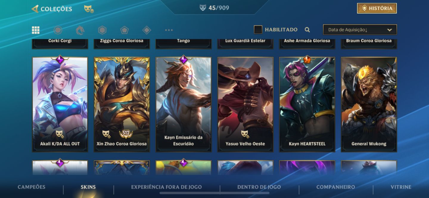 Conta LOL Wild Rift